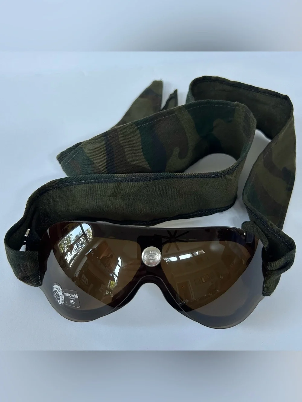 Marc Ecko Black Shield Camo Bandana Sunglasses